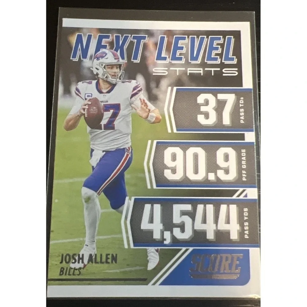 2021 Score Next Level Stats #NL15 Josh Allen Buffalo Bills